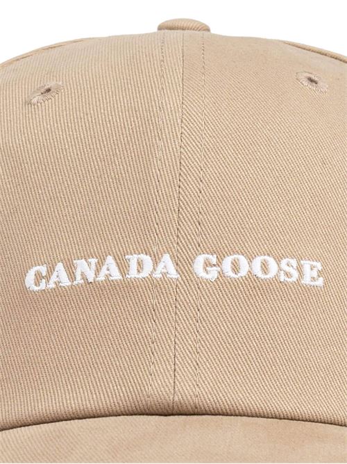 Sand beige cotton cap CANADA GOOSE | 5479U1692